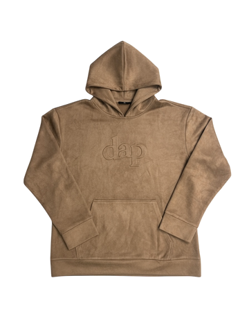 Suede Hoodie (Chocolate)
