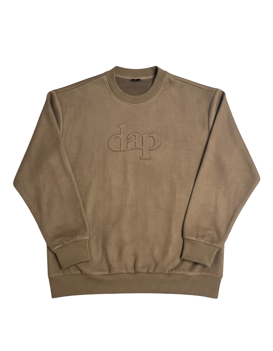 Suede Sweatshirt (Chocolate)